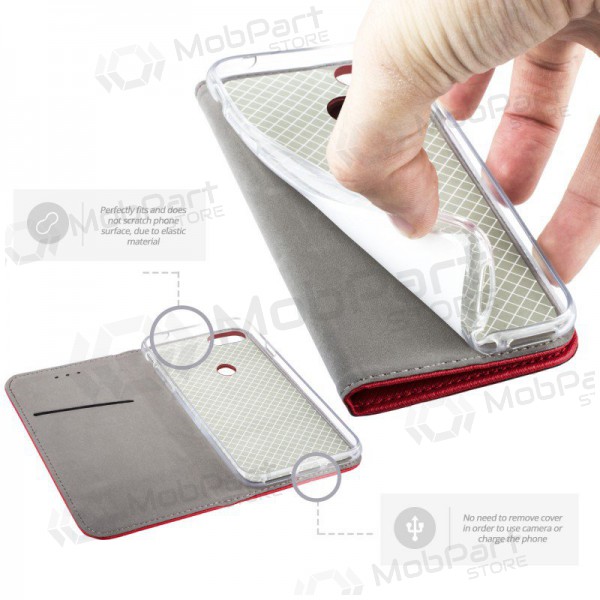 Custodia per Apple iPhone 12 mini - Smart Magnet (rossa)