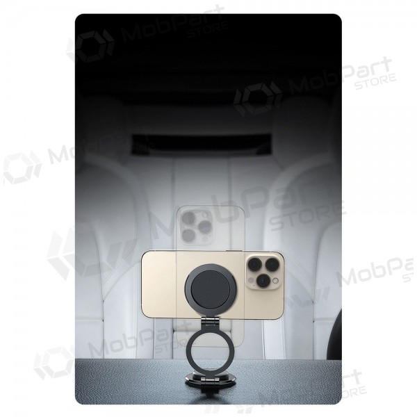 Supporto per telefono da auto Baseus MagPro II BS-CW06 sul cruscotto adesivo al pannello.