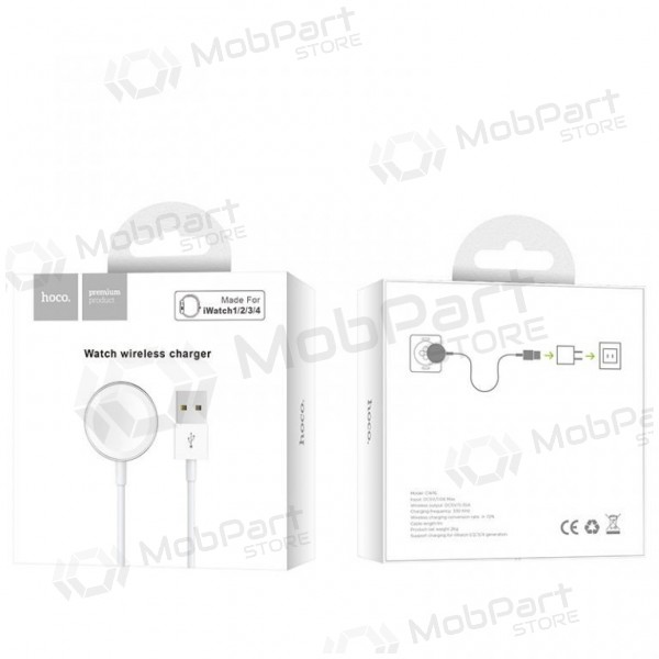 senza fili caricatore HOCO CW16 iWatch (bianca)