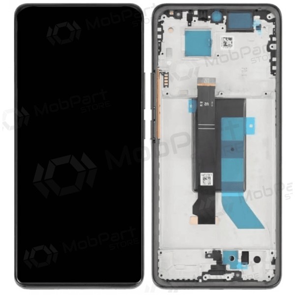 Xiaomi Redmi Note 14 Pro 5G schermo / display (nero) (con una cornice) (OLED)