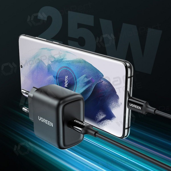 Caricabatterie per telefono Ugreen CD250 25 W USB-C nero