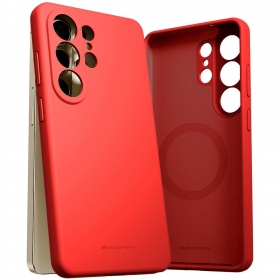 Custodia Samsung Galaxy S26 Ultra Mercury - Pure Magsafe Silicon Case (rosso)
