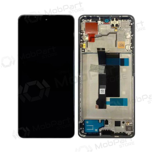 Xiaomi Poco X6 5G (compatible with Redmi Note 13 Pro 5G) schermo / display (blu) (con una cornice) (originale) Xiaomi Poco X6 5G (compatible with Redmi Note 13 Pro 5G) schermo / display (blu) (con una cornice) (originale)