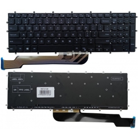 Tastiera DELL Inspiron 5570, 5565, 7566, 7567, 3579, con retroilluminazione.