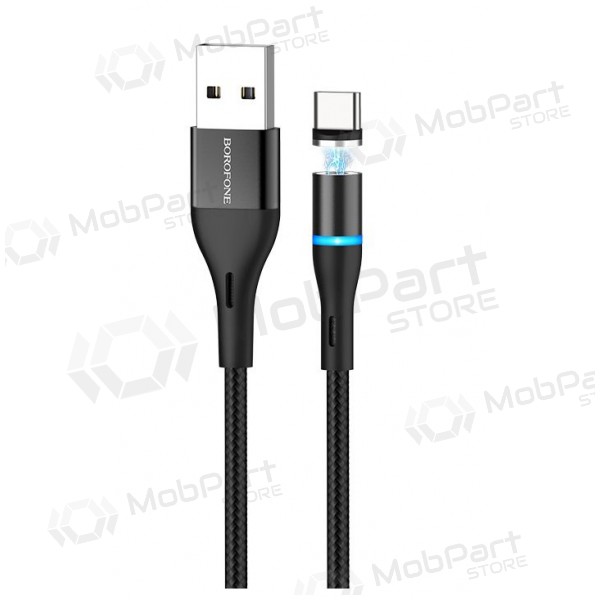 USB cavo Borofone BU16 Skill Magnetic Type-C 1.0m (nero)