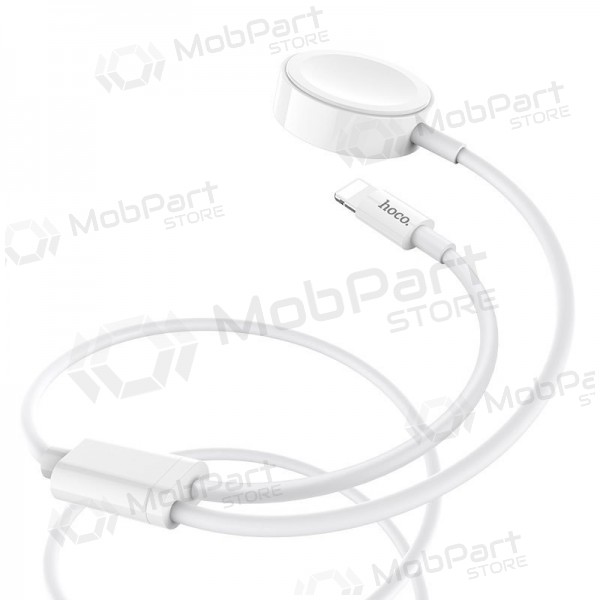USB cavo HOCO U69 lightning 1.0m (with iWatch wireless charger) (bianca)