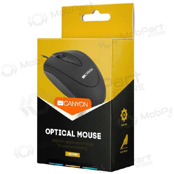 Mouse CANYON CNE-CMS1 con cavo (nero)