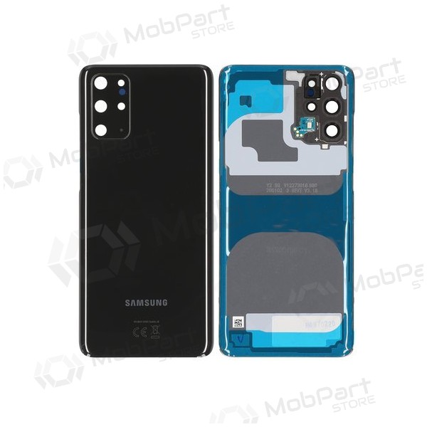 Samsung G985 / G986 Galaxy S20 Plus coperchio batteria posteriore nero (Cosmic Black) (usato grade A, originale)