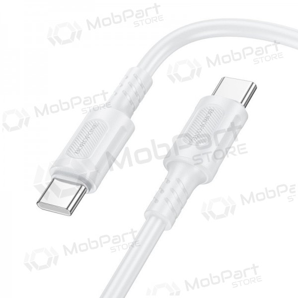 Cavo USB-C Borofone BX111 da USB-C a USB-C 1 metro 60 W bianco