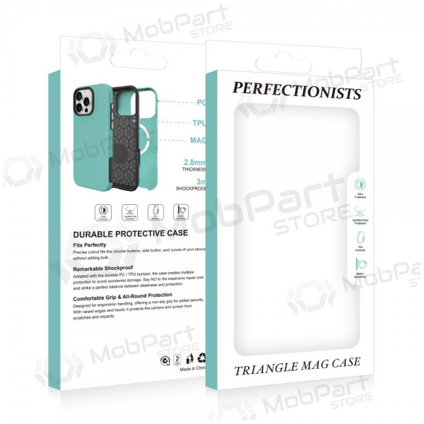 Apple iPhone 16 custodia „Perfectionists“ (blu scuro)