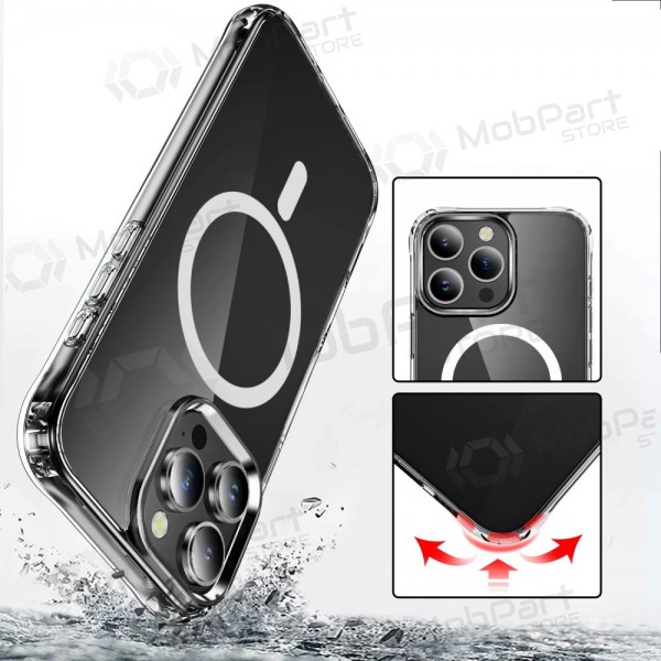 Custodia per Apple iPhone 16 Pro - Perfectionists Clear Mag Case (trasparente)