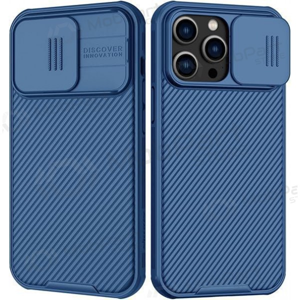 Apple iPhone 15 Pro custodia „Nillkin CamShield Pro“ (blu)