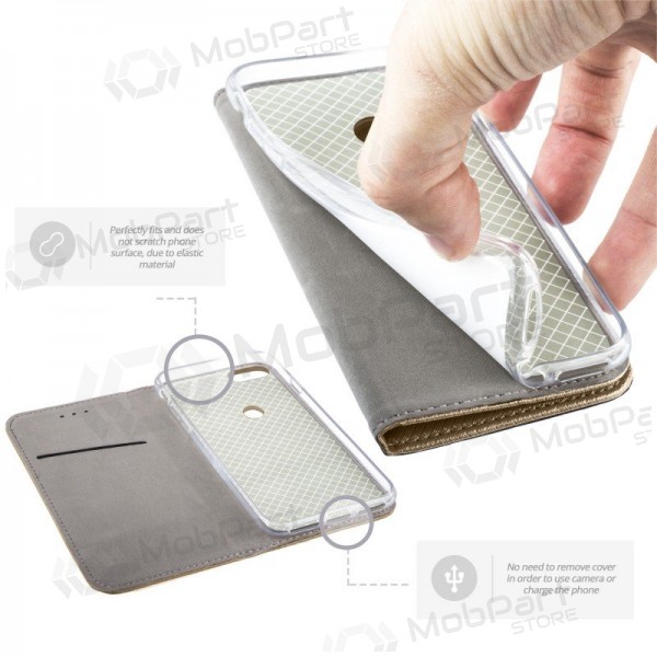 Custodia per Apple iPhone 11 Pro Max - Smart Magnet (oro)
