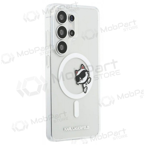Custodia Samsung Galaxy S26 Ultra - Karl Lagerfeld IML Choupette Peekaboo Logo Magnetic (trasparente)