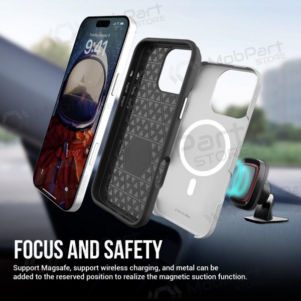 Apple iPhone 15 Pro custodia „Perfectionists“ (d'argento)