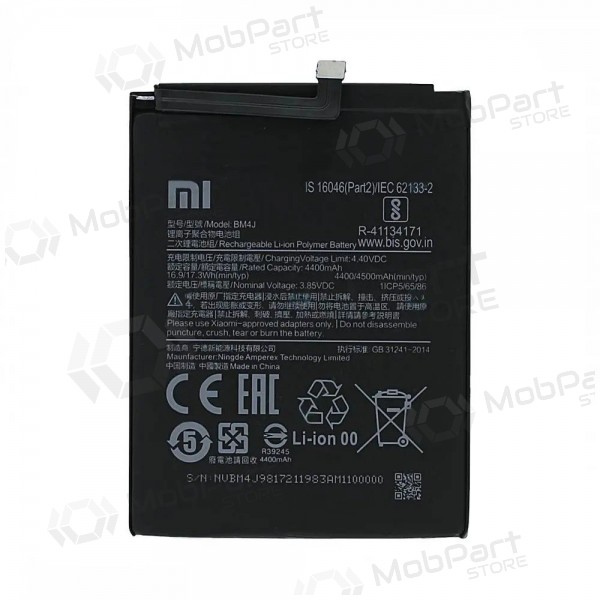 Akumuliatorius originale Xiaomi Redmi Note 8 Pro 4500mAh BN4J (service pack)