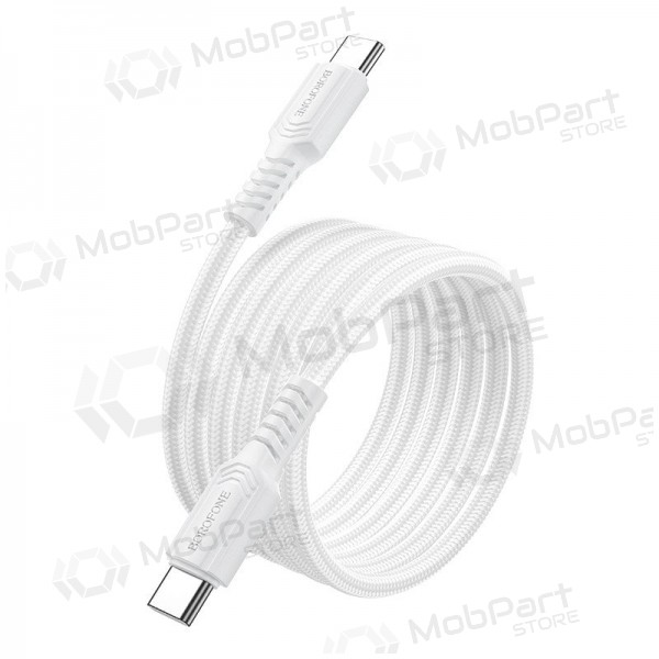 Cavo USB-C Borofone BX116 USB-C a USB-C 1 m 60 W bianco.