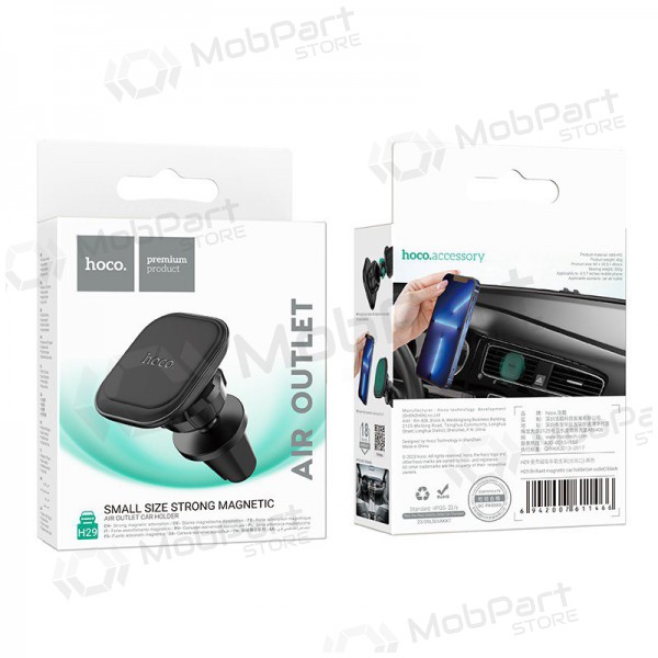 Porta cellulare da auto Hoco H29 tvirtinamas ant ventiliacijos grotelių magnetinis