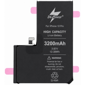 Batteria per Apple iPhone 13 Pro, Di-Power 3200 mAh (capacità aumentata)