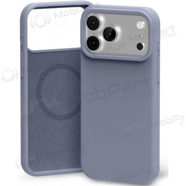 Custodia Mercury Pure Magsafe Silicon Case Apple iPhone 17 levandos grigio
