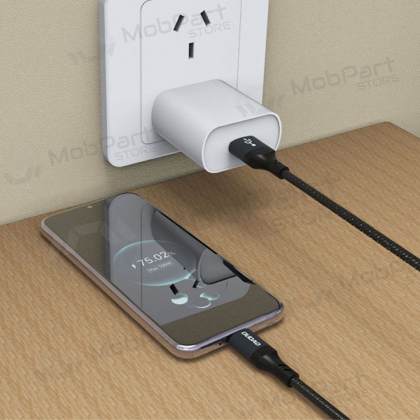 Cavo USB-C Dudao L3ST USB-A a USB-C 2 m 5 A nero