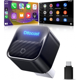 Adattatore CarPlay Ottocast Mini Core wireless Android Auto nero