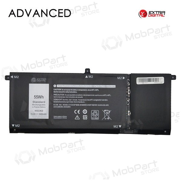 DELL H5CKD, 3600mAh batteria del computer portatile, Advanced DELL H5CKD, 3600mAh batteria del computer portatile, Advanced