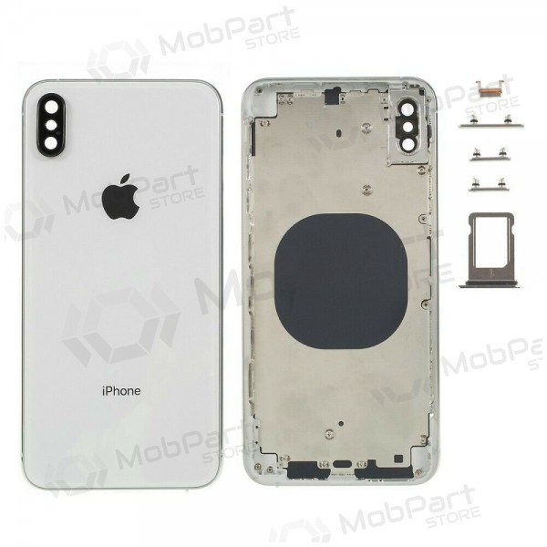 Cover posteriore batteria per Apple iPhone XS - argento (bianco) completo
