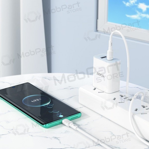 Cavo USB-C Hoco X83 USB-C a USB-C 1 m 60 W bianco