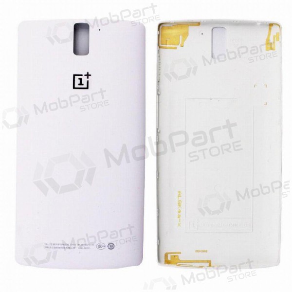 OnePlus One coperchio batteria posteriore (bianca) (usato grade A, originale)