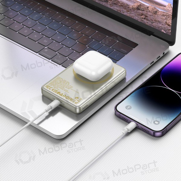Batteria esterna Power Bank Hoco Q26A PD20W Magnetic 10000mAh nero Batteria esterna Power Bank Hoco Q26A PD20W Magnetic 10000mAh nero