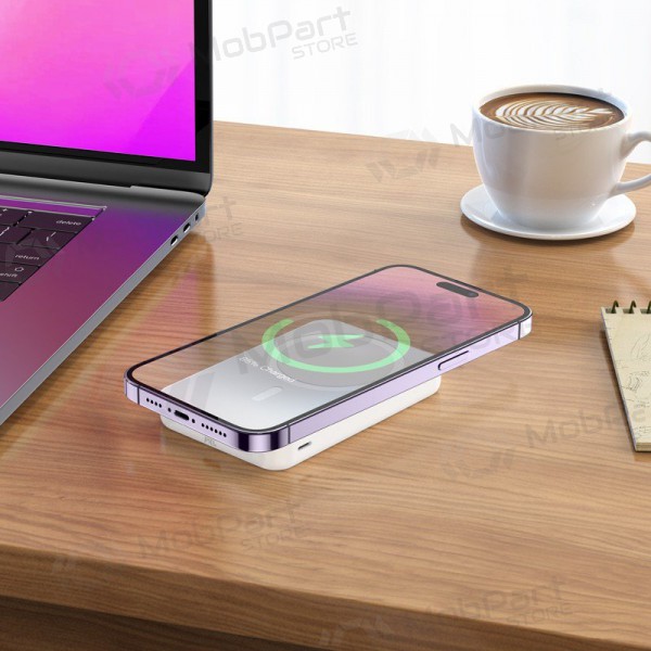 Batteria esterna Power Bank Hoco J109 PD20W Magnetic 5000mAh bianco