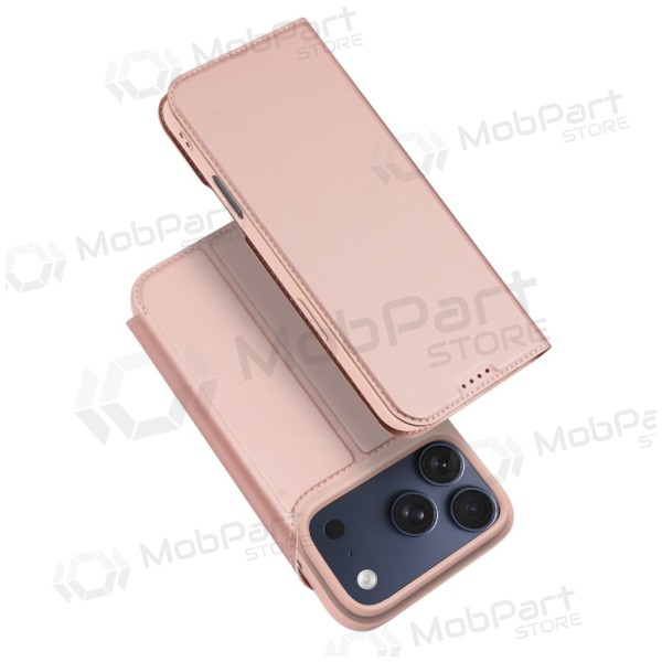 Custodia per Apple iPhone 17 Pro, 18 Pro - Dux Ducis Skin Pro (rosa / oro)