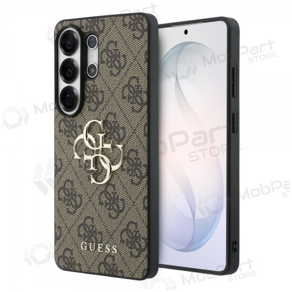 Custodia per Samsung Galaxy S26 Ultra - Guess PU 4G Metal Logo (marrone)
