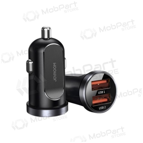 Caricatore automobilinis Joyroom C-A09 2xUSB (SCP, PD, AFC) 3.0 30W (nero)