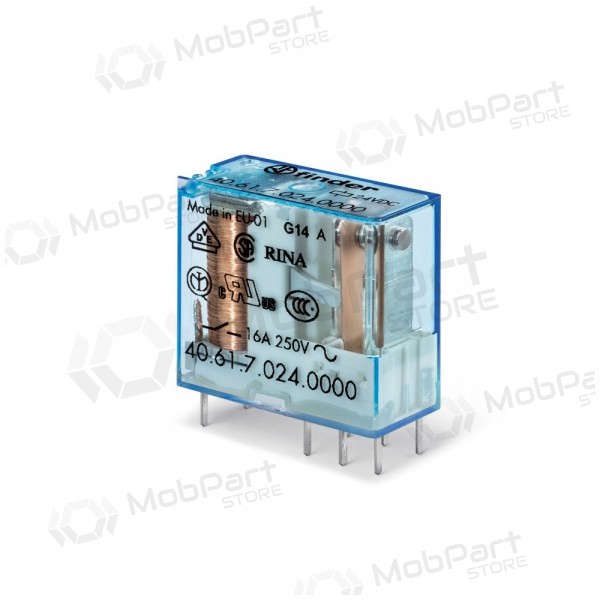 Relė 1 grupė 40 serijos Finder 406182300000 (230V AC, 16A/250VAC)