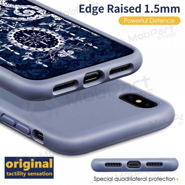 Custodia per Apple iPhone 11 Pro - Liquid Silicone 2.0mm (grigio lavanda)