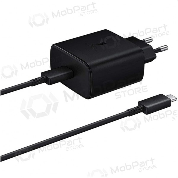 Caricatore originale Samsung EP-TA845 45W + Type-C cavo 25W nero