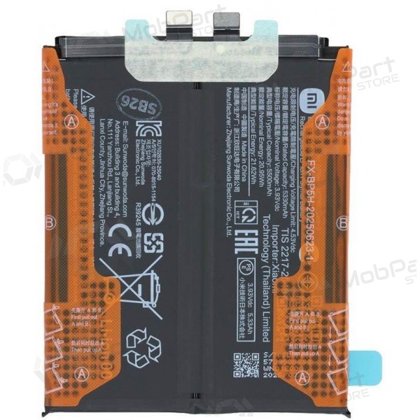 Batteria Xiaomi 15T Pro, accumulatore (BP5H) (originale)