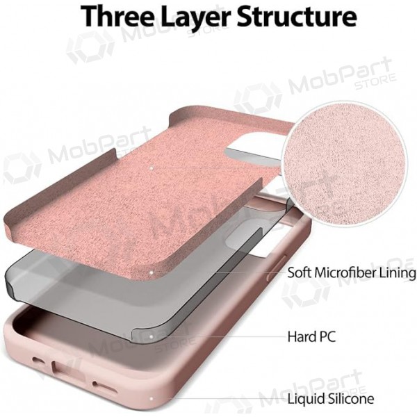 Custodia per Apple iPhone 11 Pro Max Mercury - Silicone Case (sabbia rosa)