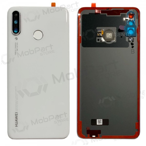 Huawei P30 Lite / P30 Lite New Edition 2020 48MP coperchio batteria posteriore bianca (Pearl White) (usato grade B, originale)
