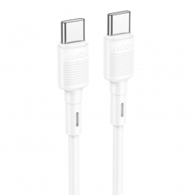 Cavo USB-C Hoco X83 USB-C a USB-C 1 m 60 W bianco