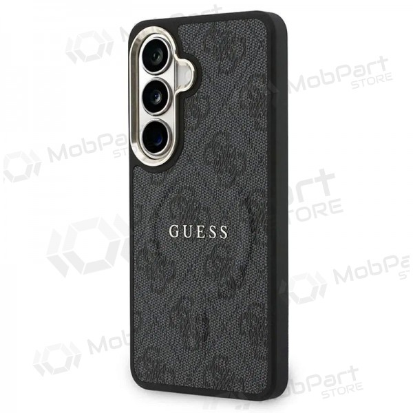 Custodia Samsung Galaxy S26 - Guess PU Leather 4G Gold Frame Magnetic (nera)