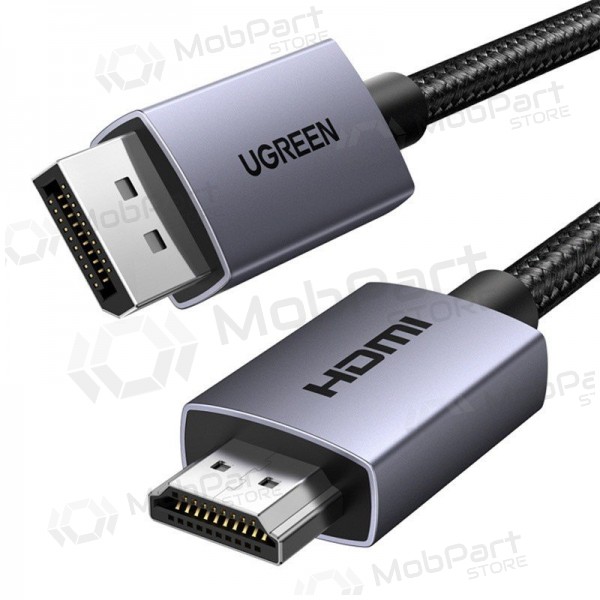Cavo HDMI Ugreen DP125 DisplayPort a HDMI 2 m 4K 30 Hz nero