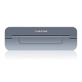 Nešiojamo kompiuterio stovas, grigio