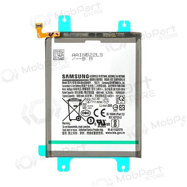 Samsung Galaxy A32, A42, A72 5G batteria, akumuliatorius (originale) Samsung Galaxy A32, A42, A72 5G batteria, akumuliatorius (originale)