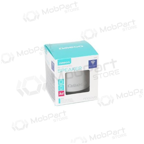 Altoparlante portatile Bluetooth OMEGA OG47 (MicroSD, vivavoce) (argento)
