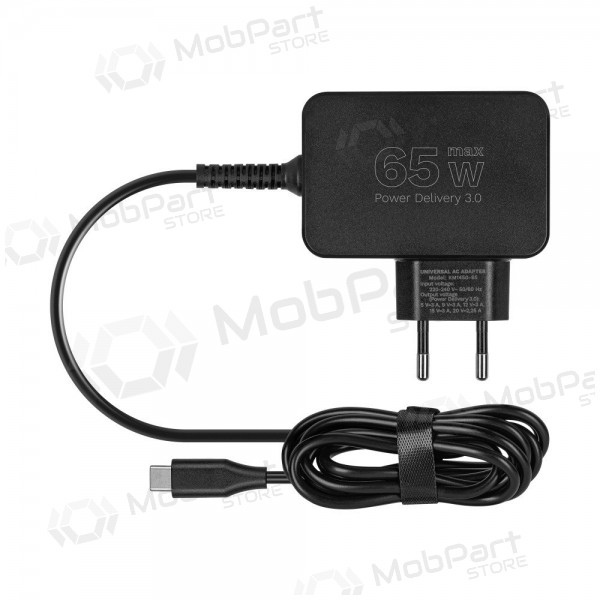Caricabatterie universale per laptop Kruger&Matz 65W nero