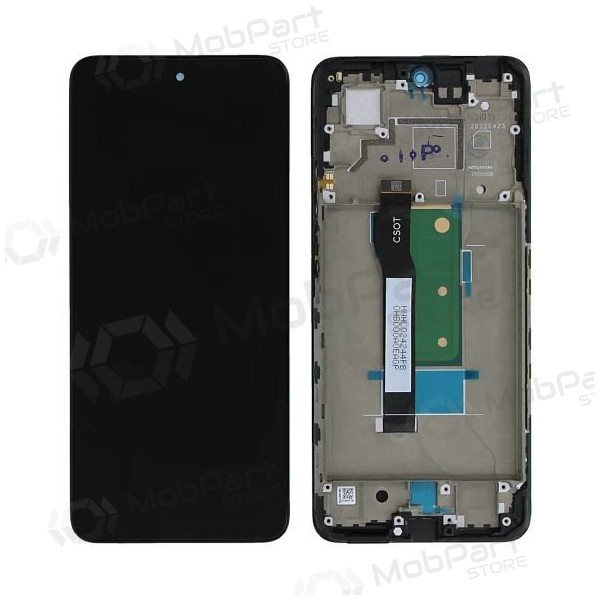 Ekranas Xiaomi Poco X4 GT 5G su lietimui jautriu stikliuku Black originale (service pack)