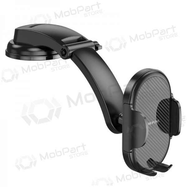 Supporto per telefono da auto Borofone BH73 sul cruscotto, vicino al parabrezza 4.5–7.0 pollici.